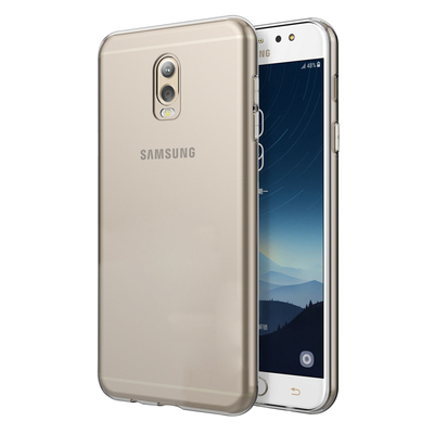 Microsonic Samsung Galaxy C8 Kılıf Transparent Soft Şeffaf