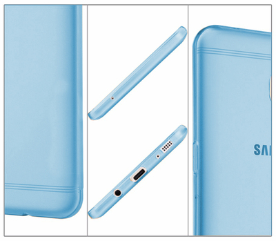 Microsonic Samsung Galaxy C9 Pro Kılıf Transparent Soft Pembe