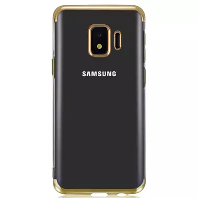 Microsonic Samsung Galaxy J2 Core Kılıf Skyfall Transparent Clear Gold
