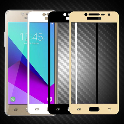Microsonic Samsung Galaxy J2 Prime Kavisli Temperli Cam Ekran Koruyucu Film Gold