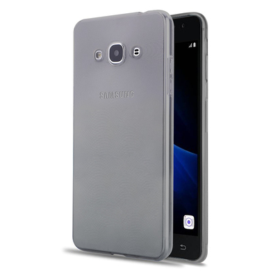 Microsonic Samsung Galaxy J3 2017 Kılıf Transparent Soft Siyah