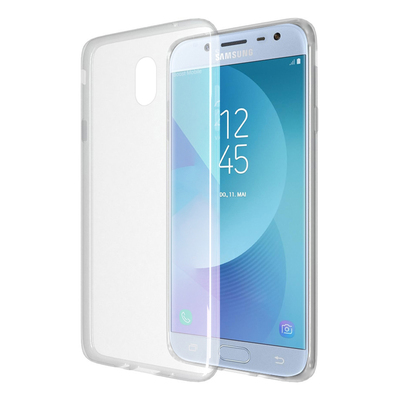 Microsonic Samsung Galaxy J3 Pro Kılıf Transparent Soft Beyaz