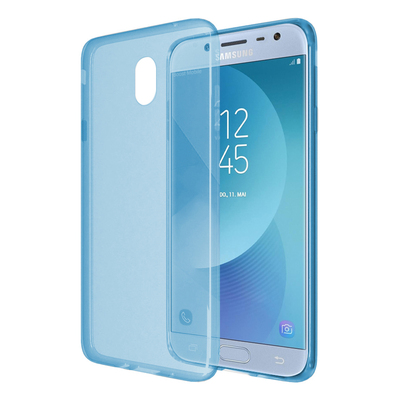 Microsonic Samsung Galaxy J3 Pro Kılıf Transparent Soft Mavi