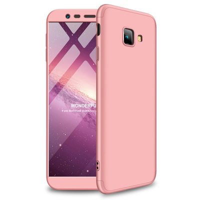 Microsonic Samsung Galaxy J4 Plus Kılıf Double Dip 360 Protective AYS Rose Gold