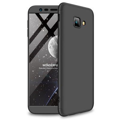 Microsonic Samsung Galaxy J4 Plus Kılıf Double Dip 360 Protective AYS Siyah