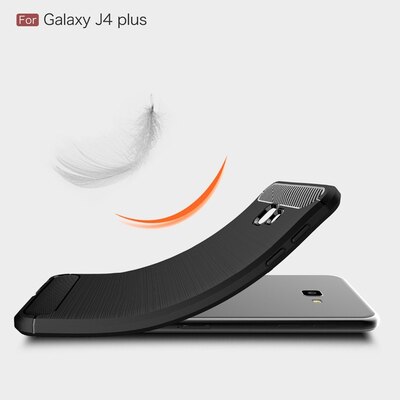 Microsonic Samsung Galaxy J4 Plus Kılıf Room Silikon Siyah