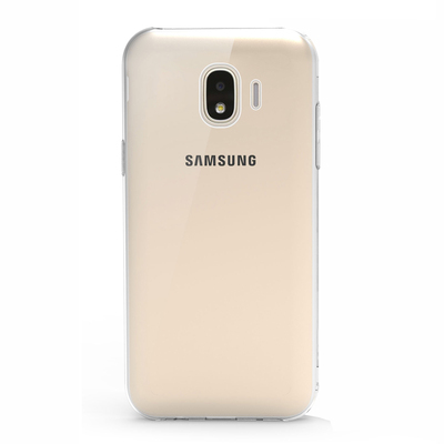 Microsonic Samsung Galaxy J4 Kılıf Transparent Soft Beyaz