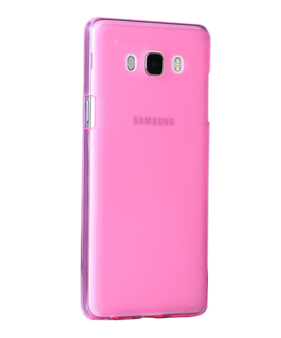 Microsonic Samsung Galaxy J5 2016 Kılıf Transparent Soft Pembe