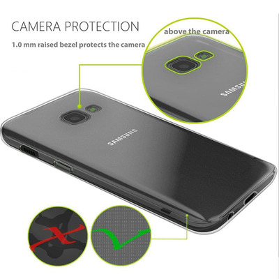 Microsonic Samsung Galaxy J5 Prime Kılıf Komple Gövde Koruyucu Silikon Şeffaf