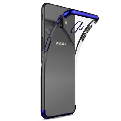 Microsonic Samsung Galaxy J6 Plus Kılıf Skyfall Transparent Clear Mavi