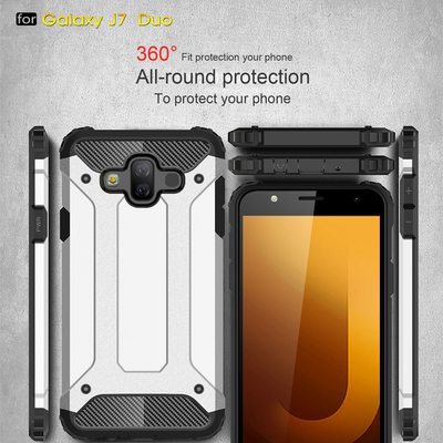 Microsonic Samsung Galaxy J6 Plus Kılıf Rugged Armor Siyah