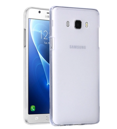 Microsonic Samsung Galaxy J7 2016 Kılıf Transparent Soft Beyaz