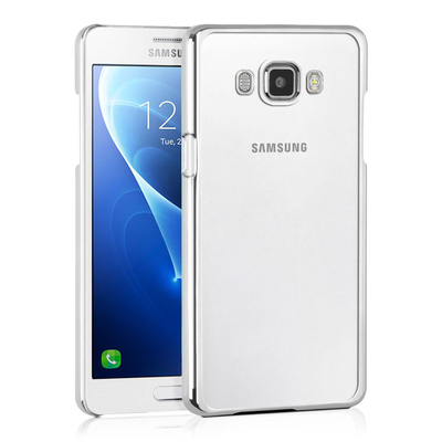 Microsonic Samsung Galaxy J7 2016 Kılıf Skyfall Transparent Clear Gümüş