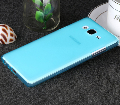 Microsonic Samsung Galaxy J7 2016 Kılıf Transparent Soft Mavi