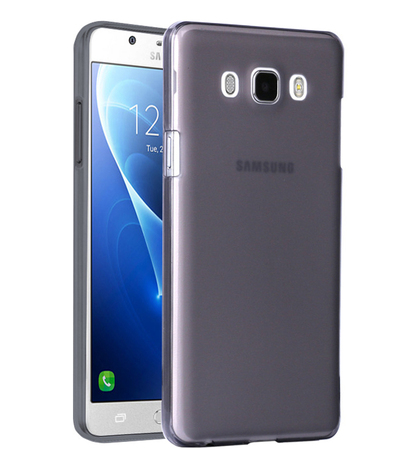 Microsonic Samsung Galaxy J7 2016 Kılıf Transparent Soft Siyah