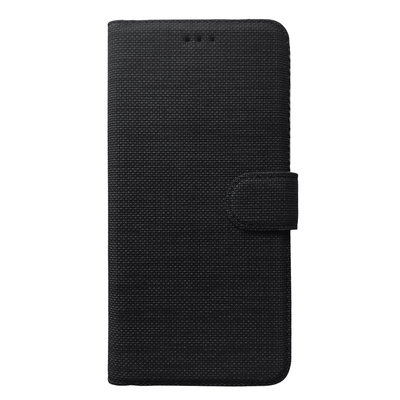 Microsonic Samsung Galaxy J7 Core Kılıf Fabric Book Wallet Siyah