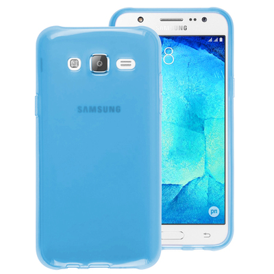Microsonic Samsung Galaxy J7 Core Kılıf Transparent Soft Mavi