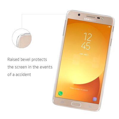 Microsonic Samsung Galaxy J7 Max Kılıf Transparent Soft Mavi