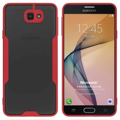 Microsonic Samsung Galaxy J7 Prime 2 Kılıf Paradise Glow Kırmızı