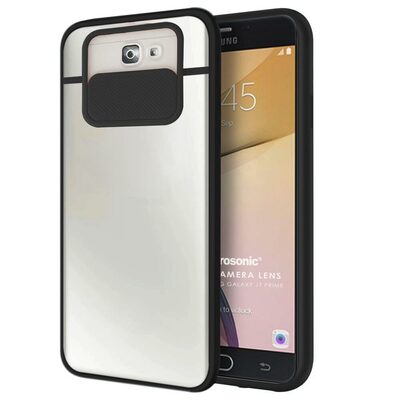 Microsonic Samsung Galaxy J7 Prime 2 Kılıf Slide Camera Lens Protection Siyah