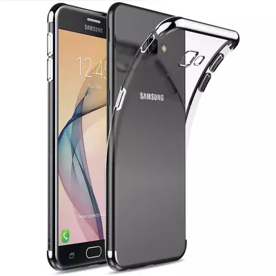 Microsonic Samsung Galaxy J7 Prime Kılıf Skyfall Transparent Clear Gümüş