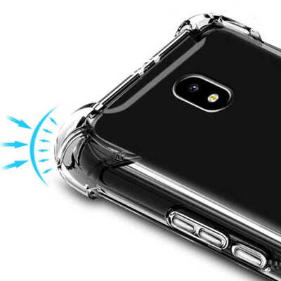 Microsonic Samsung Galaxy J7 Pro Kılıf Anti Shock Silikon Şeffaf