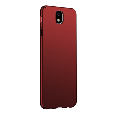 Microsonic Samsung Galaxy J7 Pro Kılıf Premium Slim Kırmızı