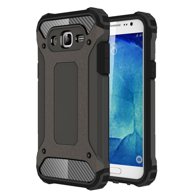 Microsonic Samsung Galaxy J7 Kılıf Rugged Armor Siyah