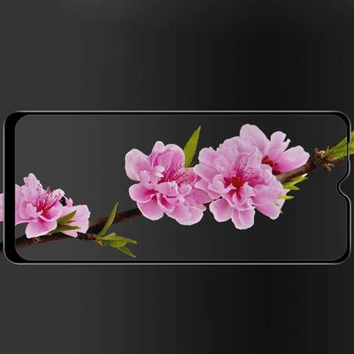 Microsonic Samsung Galaxy M10 Kavisli Temperli Cam Ekran Koruyucu Film Siyah