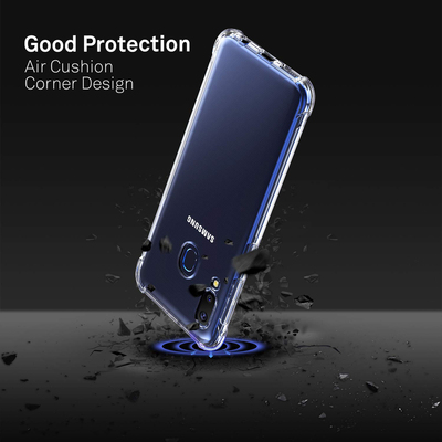 Microsonic Samsung Galaxy M10S Kılıf Anti Shock Silikon Şeffaf