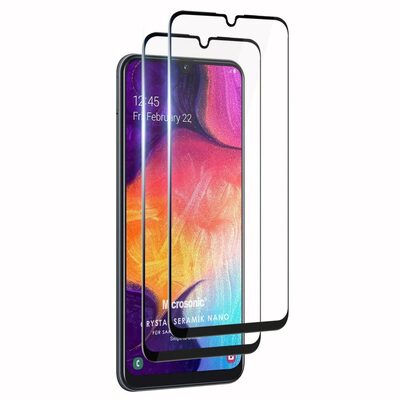 Microsonic Samsung Galaxy M10S Crystal Seramik Nano Ekran Koruyucu Siyah (2 Adet)