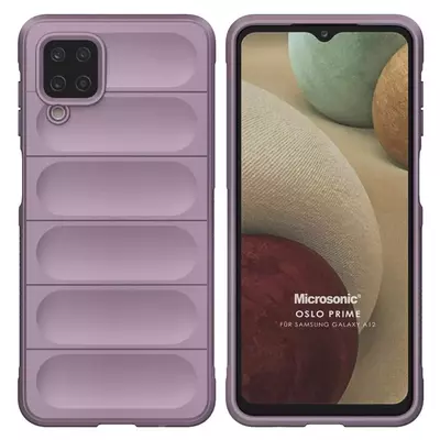 Microsonic Samsung Galaxy M12 Kılıf Oslo Prime Lila