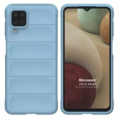 Microsonic Samsung Galaxy M12 Kılıf Oslo Prime Mavi