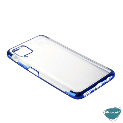 Microsonic Samsung Galaxy M12 Kılıf Skyfall Transparent Clear Gold