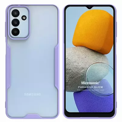 Microsonic Samsung Galaxy M13 Kılıf Paradise Glow Lila