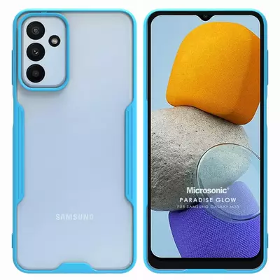 Microsonic Samsung Galaxy M13 Kılıf Paradise Glow Turkuaz