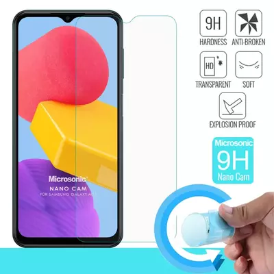 Microsonic Samsung Galaxy M13 Nano Glass Cam Ekran Koruyucu