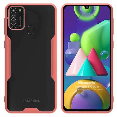 Microsonic Samsung Galaxy M21 Kılıf Paradise Glow Pembe