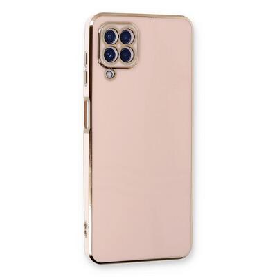 Microsonic Samsung Galaxy M22 Kılıf Olive Plated Pembe