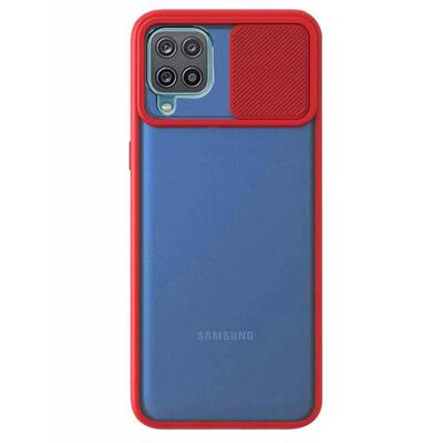Microsonic Samsung Galaxy M22 Kılıf Slide Camera Lens Protection Siyah