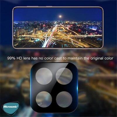 Microsonic Samsung Galaxy M22 V2 Kamera Lens Koruyucu Siyah