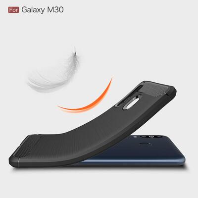 Microsonic Samsung Galaxy M30 Kılıf Room Silikon Siyah