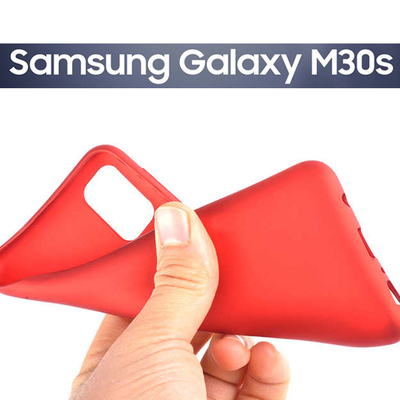 Microsonic Samsung Galaxy M30S Kılıf Matte Silicone Gold
