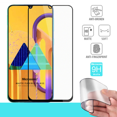 Microsonic Samsung Galaxy M30s Matte Flexible Ekran Koruyucu Siyah