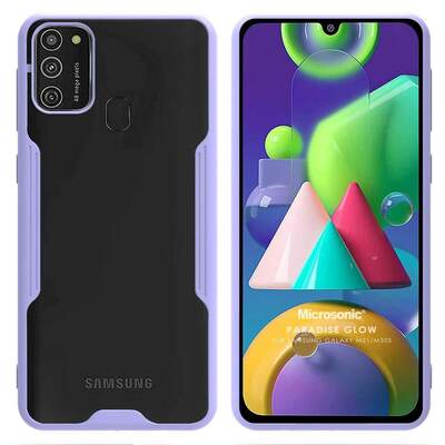 Microsonic Samsung Galaxy M30S Kılıf Paradise Glow Lila