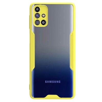 Microsonic Samsung Galaxy M31S Kılıf Paradise Glow Sarı