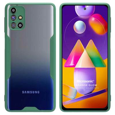 Microsonic Samsung Galaxy M31S Kılıf Paradise Glow Yeşil