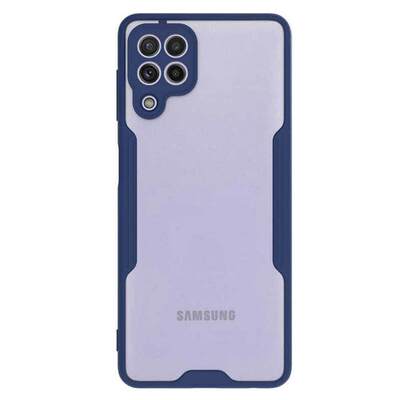 Microsonic Samsung Galaxy M32 4G Kılıf Paradise Glow Lacivert