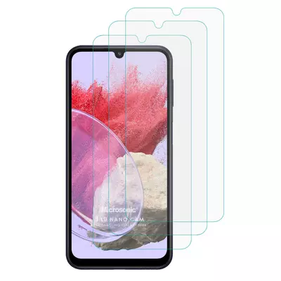 Microsonic Samsung Galaxy M34 5G Screen Protector Nano Glass Cam Ekran Koruyucu (3`lü Paket)