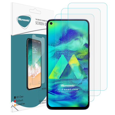 Microsonic Samsung Galaxy M40 Nano Ekran Koruyucu (3'lü Paket)